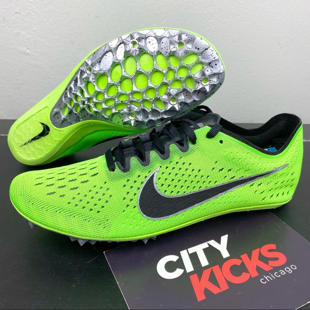 Nike Zoom Victory Elite Neon Green Track Cleats
